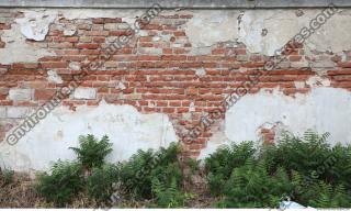 wall brick plastered